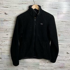 Helly Hansen Black Plush Teddy Jacket